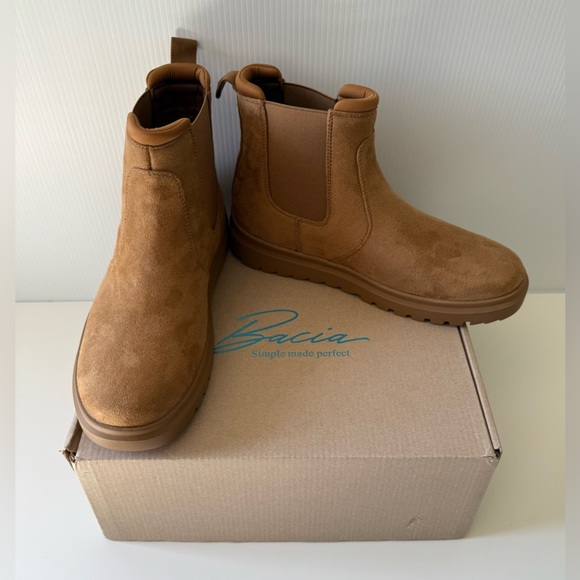 Women's Slip On Chelsea Ankle Boots Size 9 - Picture 8 of 12